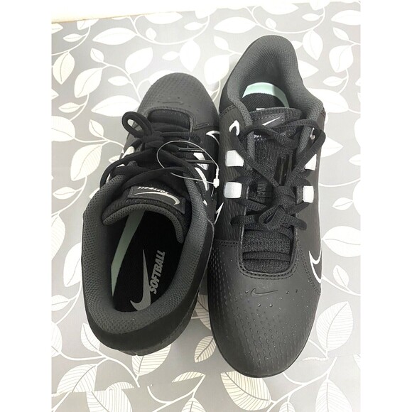 Nike Renew Hyperdiamond 4 Softball Cleats Size 9 Women Unisex Black Gray - Picture 8 of 11